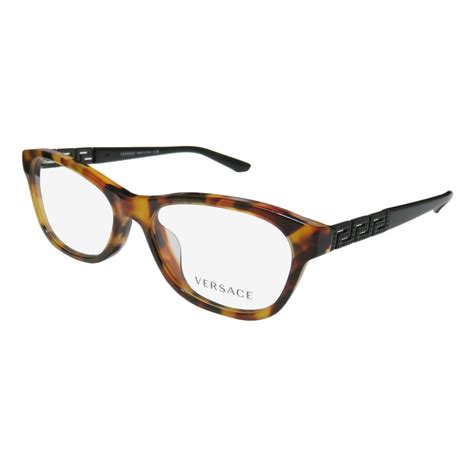 versace rectangle eyeglasses